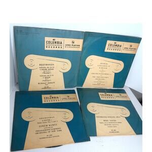 Columbia Masterworks Records Arias Ballet Suites Concerto Sonata Set of 4